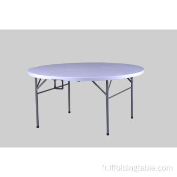 5 pi ronde pliée en demi-table